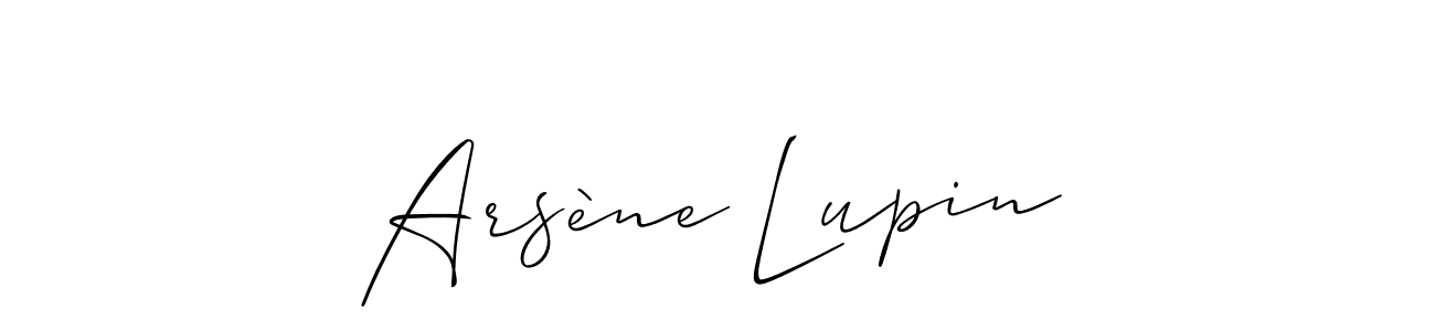 Allison_Script is a professional signature style that is perfect for those who want to add a touch of class to their signature. It is also a great choice for those who want to make their signature more unique. Get Arsène Lupin name to fancy signature for free. Arsène Lupin signature style 2 images and pictures png